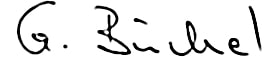 G. Büchel signature