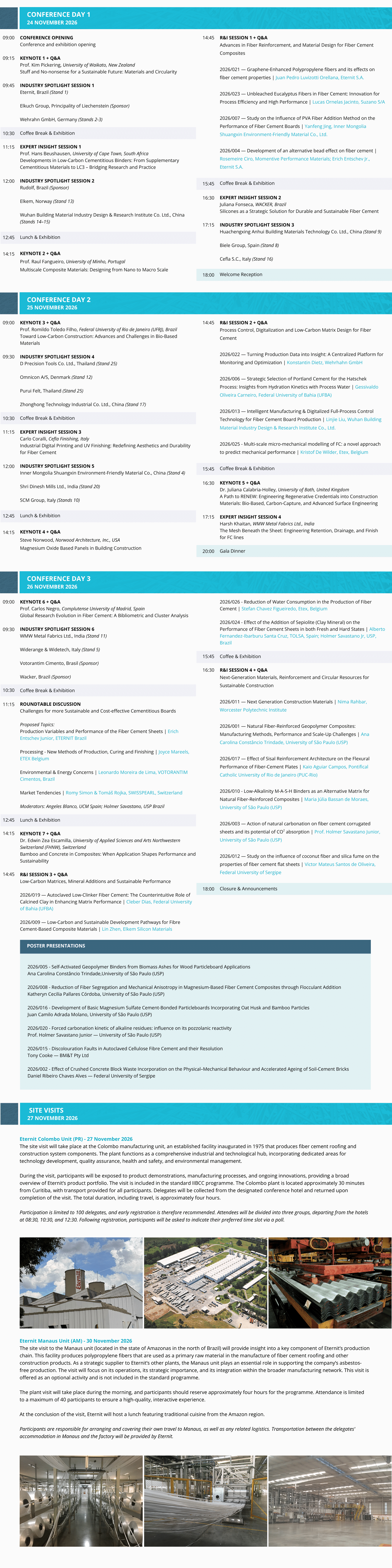 Program Update 16.09.2026 Program Update 16.09.2026